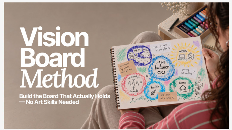 Vision Board Method: Build the Board That Actually Holds — A 9-Lesson Paper Practice at Home