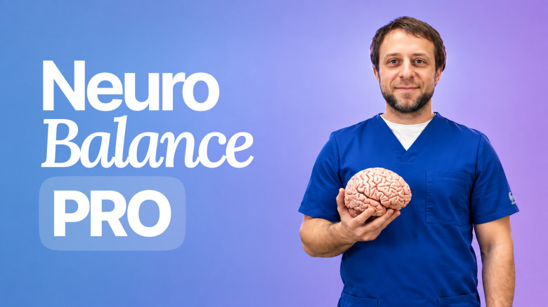 Neuro Balance PRO: Calm Anxiety, Reduce Brain Fog  & Reset Your Nervous System with a 5-Min Neuro Fit Method